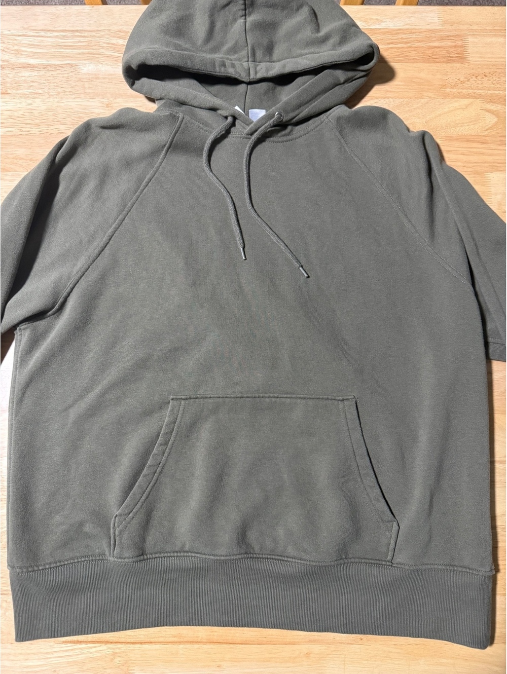 H&M Divided Women’s Medium Army Green Fleece Pullover Hoodie